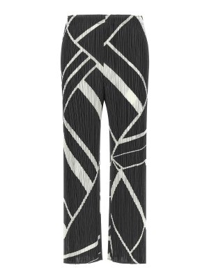 PLEATS PLEASE ISSEY MIYAKE: Pantalons élégants - Pantalon Couturier - Gris