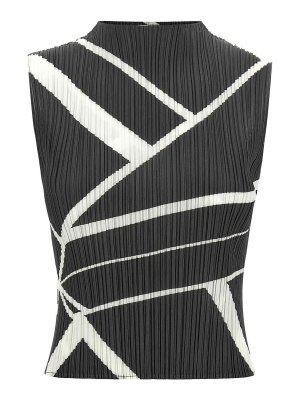 PLEATS PLEASE ISSEY MIYAKE: Blusen - Bluse - Grau