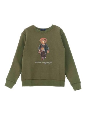 POLO RALPH LAUREN: Sweatshirts & Sweaters - Polo Bear Print Sweatshirt