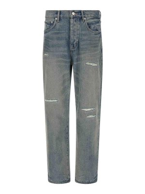 PURPLE BRAND: Jeans Rectos - Vaqueros Rectos - Gris