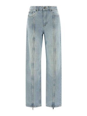 ROTATE Birger Christensen: straight leg jeans - Front Zip Jeans