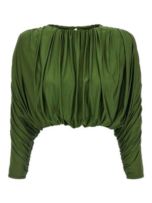 Self Portrait: Tops und Tank Tops - Top - Grün