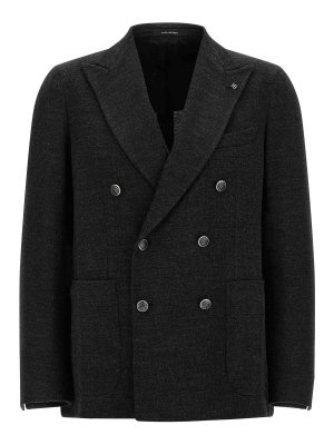 TAGLIATORE: Blazer - Blazer - Gris