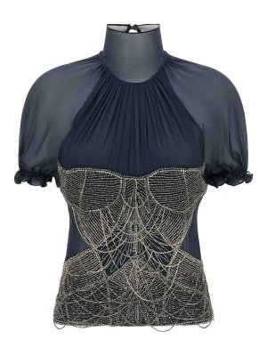 The Attico: Tops und Tank Tops - Top - Blau