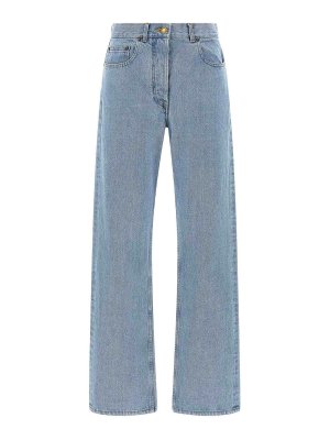THOM BROWNE: straight leg jeans - Back Martingale Jeans