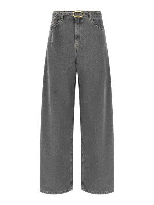 TWINSET: Jeans Rectos - Vaqueros Rectos - Gris