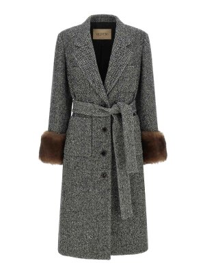 VALENTINO GARAVANI: Trenchcoats - Trenchcoat - Weiß
