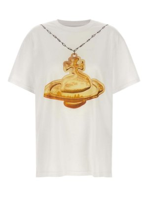 VIVIENNE WESTWOOD: T-shirts - T-Shirt - Weiß