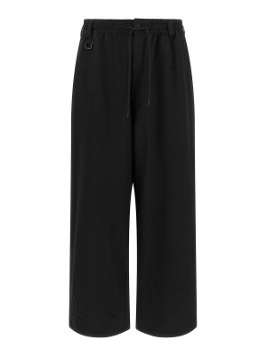 Y-3: Pantalones casual - Pantalón Casual - Negro