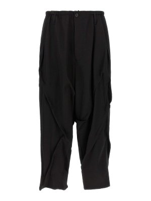 YOHJI YAMAMOTO: Pantalons casual - Pantalons Décontractés - Noir