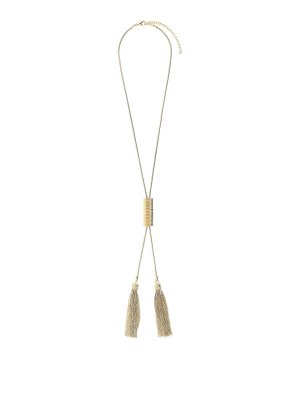 Balmain: Collane - Collana a forma di serpente con nappe