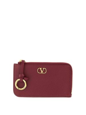 VALENTINO GARAVANI: 財布＆ポーチ - 財布 - ボルドー