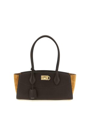 SALVATORE FERRAGAMO: borse a spalla - Borsa a tracolla Studiosoft Eastwest (M)