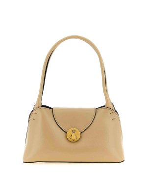 VERSACE: ショルダーバッグ - ショルダーバッグ - ベージュ