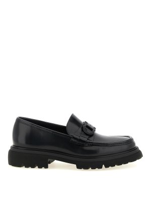 SALVATORE FERRAGAMO: Mokassins und Slippers - Mokassins - Schwarz