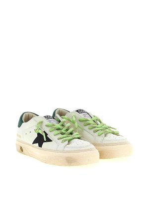 GOLDEN GOOSE: trainers - May Leather Sneakers