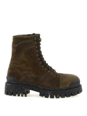 BALENCIAGA: ankle boots - Combat Strike Ankle Boots