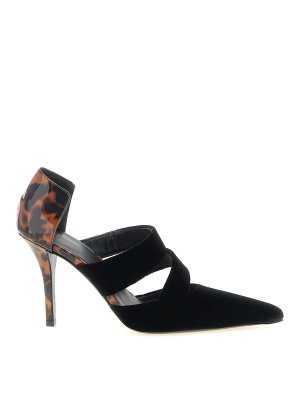 Balmain: court shoes - Pumps With Tortoiseshell Detail