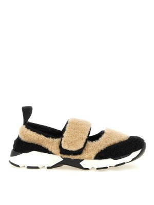 Marni: trainers - Mary Jane Fur Sneakers