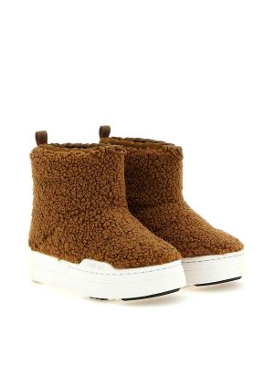 Moon Boot: ankle boots - Jr Spark Tube Mid Fleece Ankle Boots