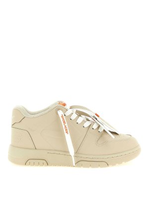OFF-WHITE: Chaussures de sport - Baskets - Beige