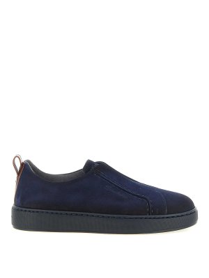 SANTONI: スニーカー - スニーカー - ブルー