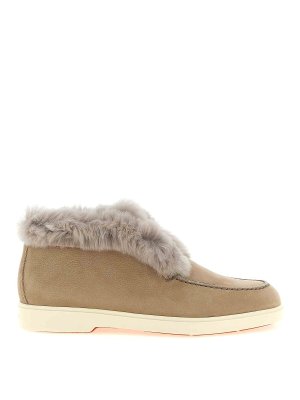 SANTONI: Stiefeletten - Stiefeletten - Beige
