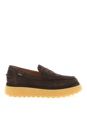 TOD'S: ロファー＆スリッパ - ローファー - ブラウン