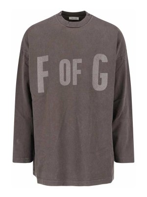 FEAR OF GOD: T-shirts - T-Shirt - Marron