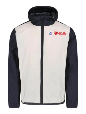 Comme des Garçons Play: blazers - X K-Way Hooded Jacket