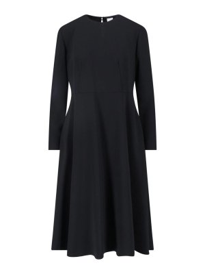 ASPESI: Knielange Kleider - Knielanges Kleid - Schwarz