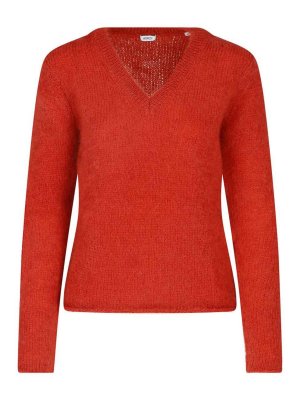 ASPESI: maglia collo rotondo - Maglione In Mohair E Lana
