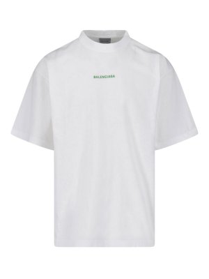 BALENCIAGA: Camisetas - Camiseta - Blanco