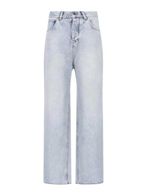 BALENCIAGA: straight leg jeans - Straight Jeans