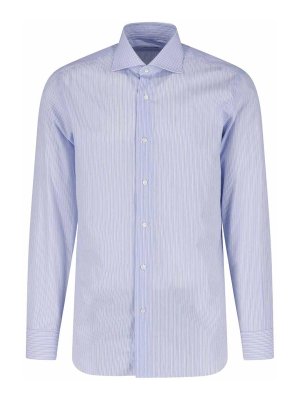 BARBA NAPOLI: Camisas - Camisa - Azul Claro