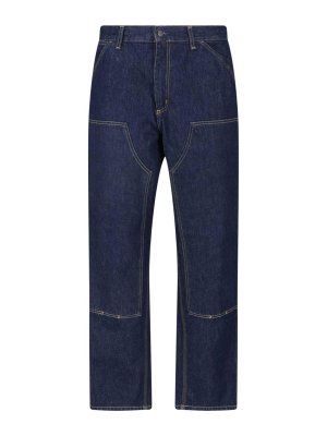 CARHARTT: Jeans à jambe droite - Jean Droit - Bleu