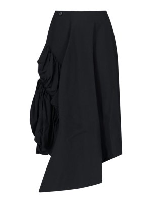 COMME DES GARCONS: Knielange und Midi Röcke - Midirock - Schwarz