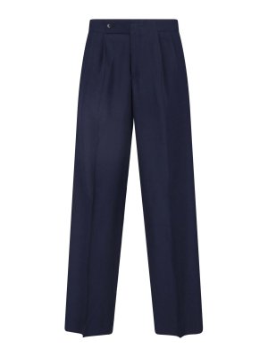 GIORGIO ARMANI: Pantalones casual - Pantalón Casual - Azul