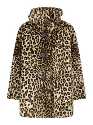 GIVENCHY: Fur & Shearling Coats - Faux Fur Coat