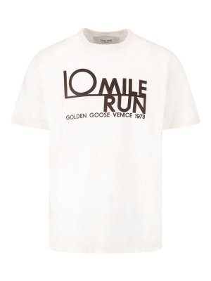 GOLDEN GOOSE: t-shirts - 10 Mile Run T-Shirt