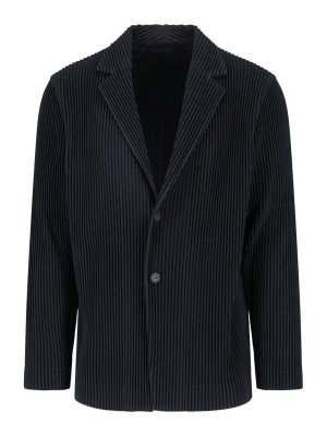 HOMME PLISSÉ ISSEY MIYAKE: ブレザー - ブレザー - 黒