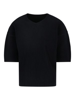 HOMME PLISSÉ ISSEY MIYAKE: Tシャツ - Tシャツ - 黒