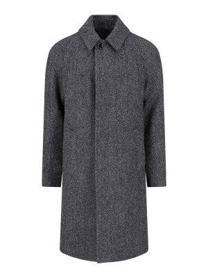 LARDINI: knee length coats - Wool Coat
