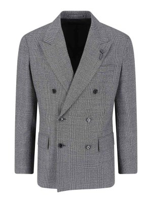 LARDINI: giacche blazer - Blazer Doppiopetto In Lana Vergine