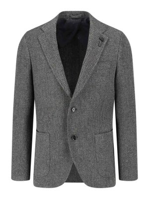 LARDINI: blazers - Single-breasted blazer