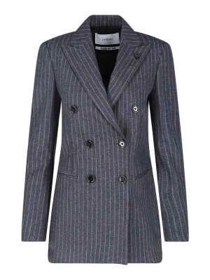LARDINI: blazers - Double-Breasted Wool Blazer