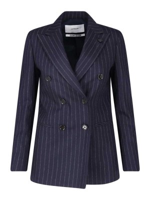 LARDINI: blazers - Double-Breasted Wool Blazer