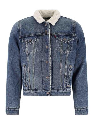 LEVI'S: ブレザー - ブレザー - ブルー