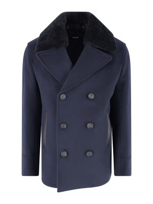 MACKAGE: knee length coats - Double-breasted coat
