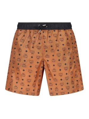 MCM: pantaloni shorts - Pantaloncini Da Mare Logo